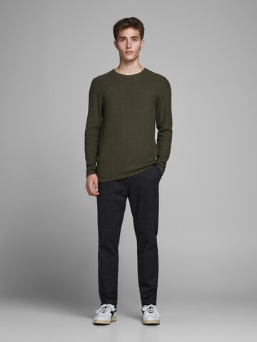 JACK & JONES Regular fit Πουλόβερ 'Carlos' σε πράσινο