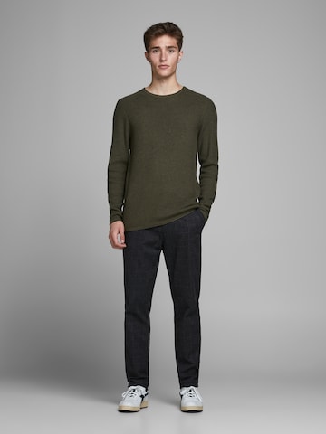 JACK & JONES Regular fit Πουλόβερ 'Carlos' σε πράσινο