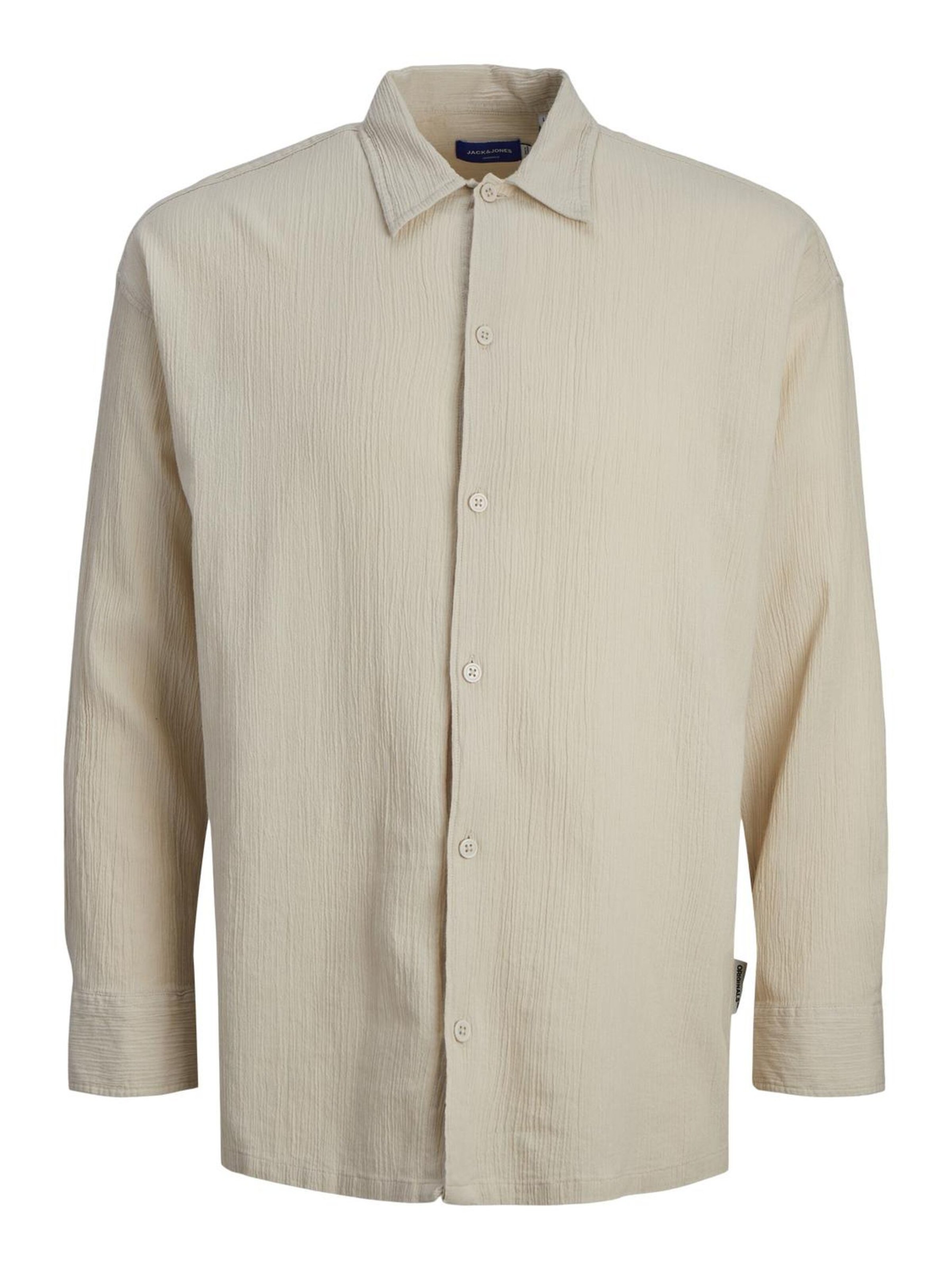 Camicia in L JACK & JONES di colore sabbia, Visualizzazione prodotti