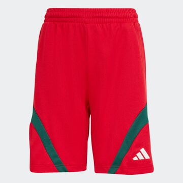 ADIDAS SPORTSWEAR Regular Workout Pants in Red
