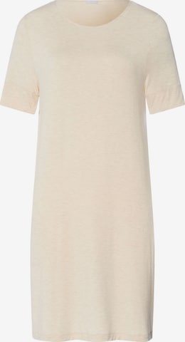 Hanro Nachthemd ' Natural Elegance ' in Beige: voorkant