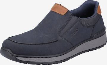 Mocassin Rieker en bleu : devant