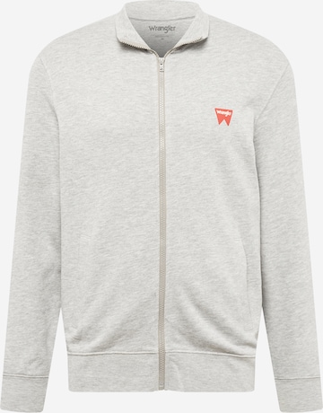 WRANGLER Zip-Up Hoodie in Grey: front