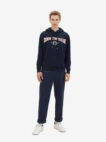 TOM TAILOR DENIM Sweatshirt in Blau