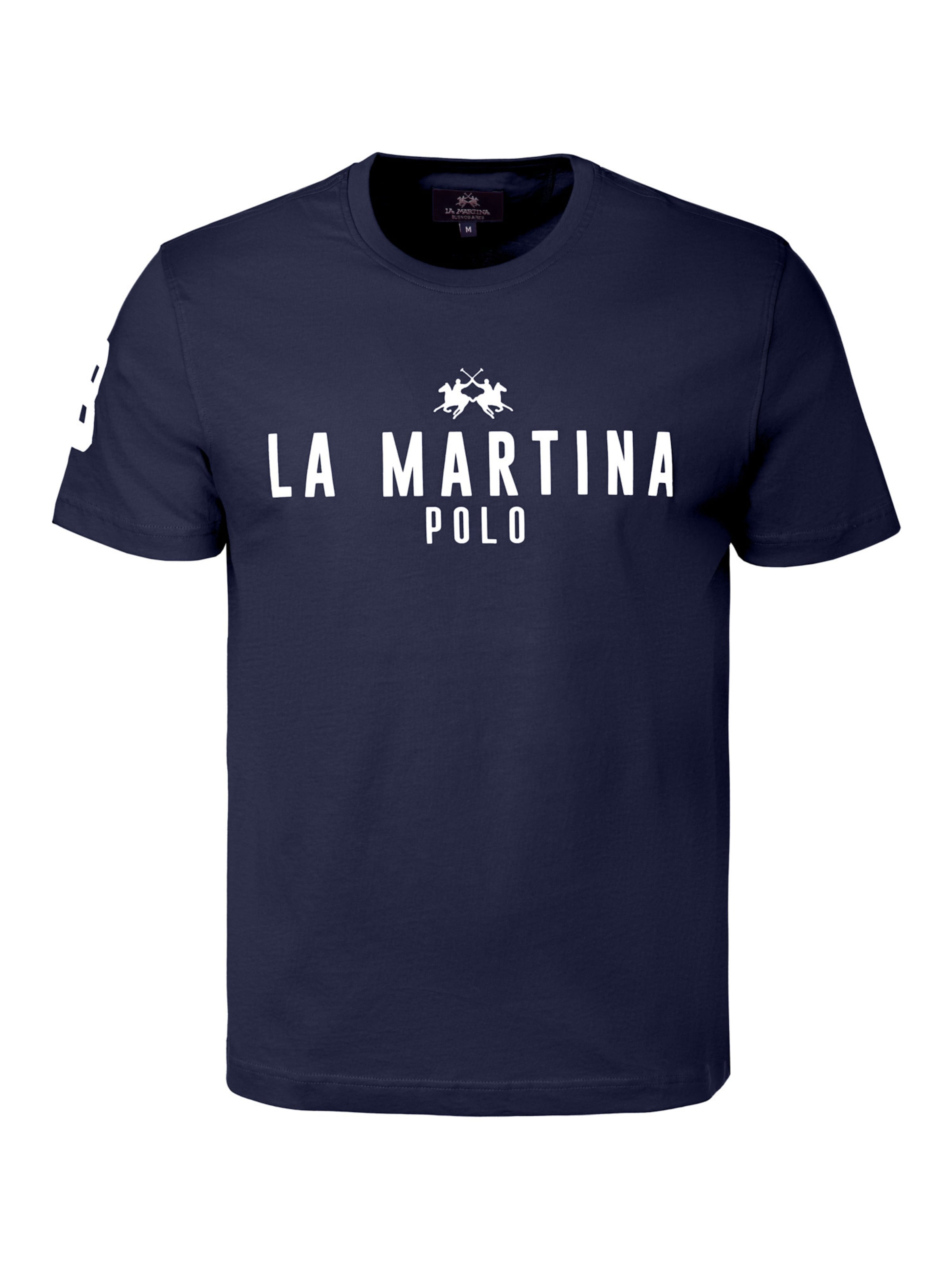 La Martina T-Shirt in Blau: Vorderseite