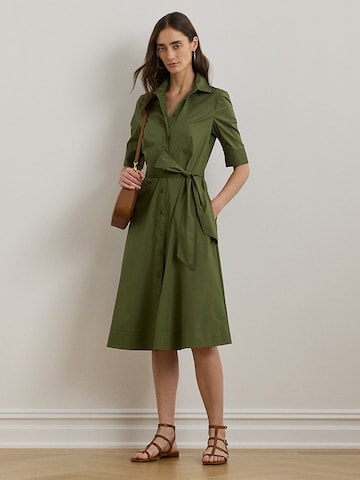 Lauren Ralph Lauren Платье-рубашка 'FINNBARR' в Зеленый: спереди