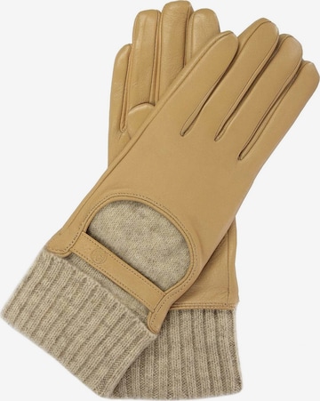 Kazar Full Finger Gloves in Yellow: front