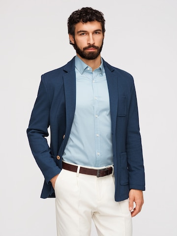 Veste de costume Ombre en bleu : devant