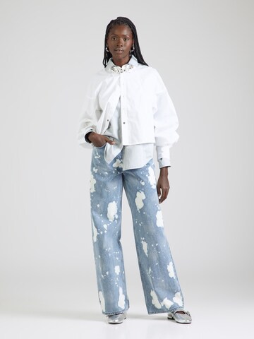 MICHAEL Michael Kors Wide leg Jeans in Blue