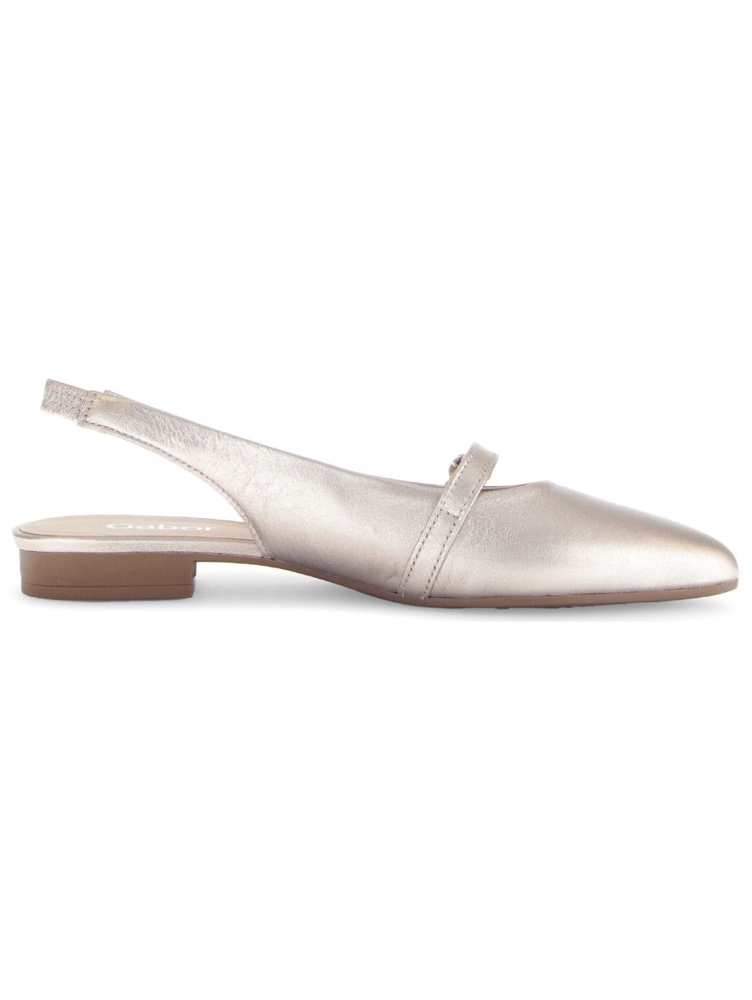 GABOR Ballet Flats with Strap in Pink