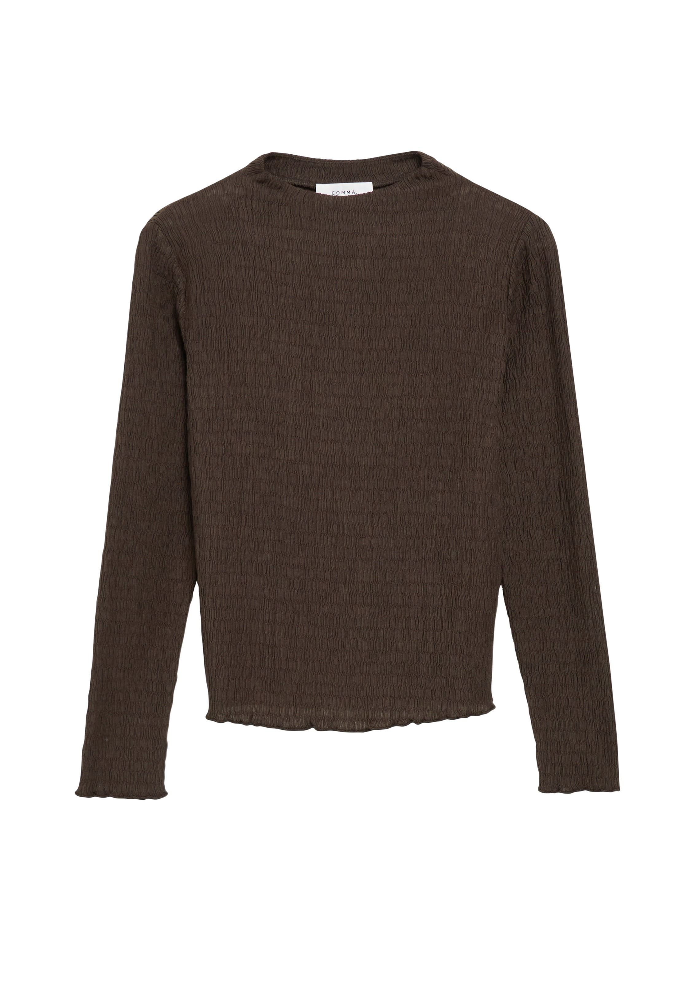 COMMA Shirt in Brown: front