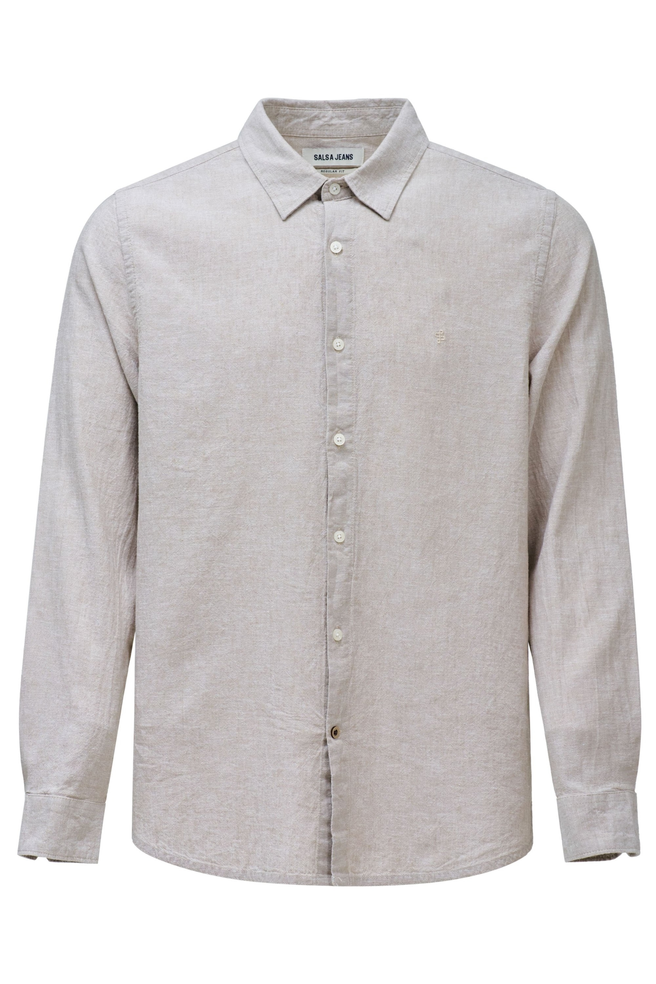 Salsa Jeans Overhemd in Wit: voorkant