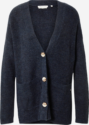 TOM TAILOR DENIM Knit Cardigan in Blue: front