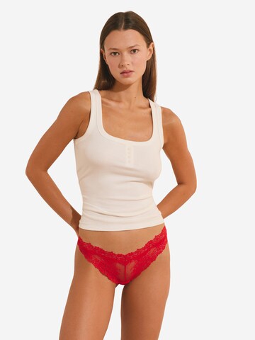 ETAM String 'Emma' in Rood: voorkant