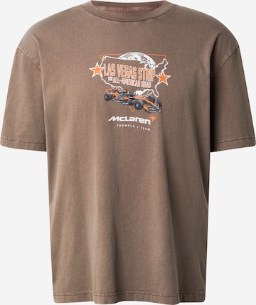 HOLLISTERMajica 'MCLAREN VEGAS' - smeđa boja: prednji dio