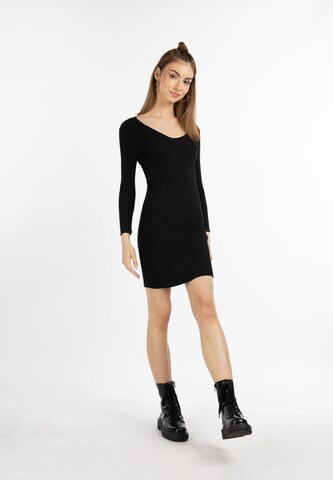 myMo ROCKS Knit dress in Black