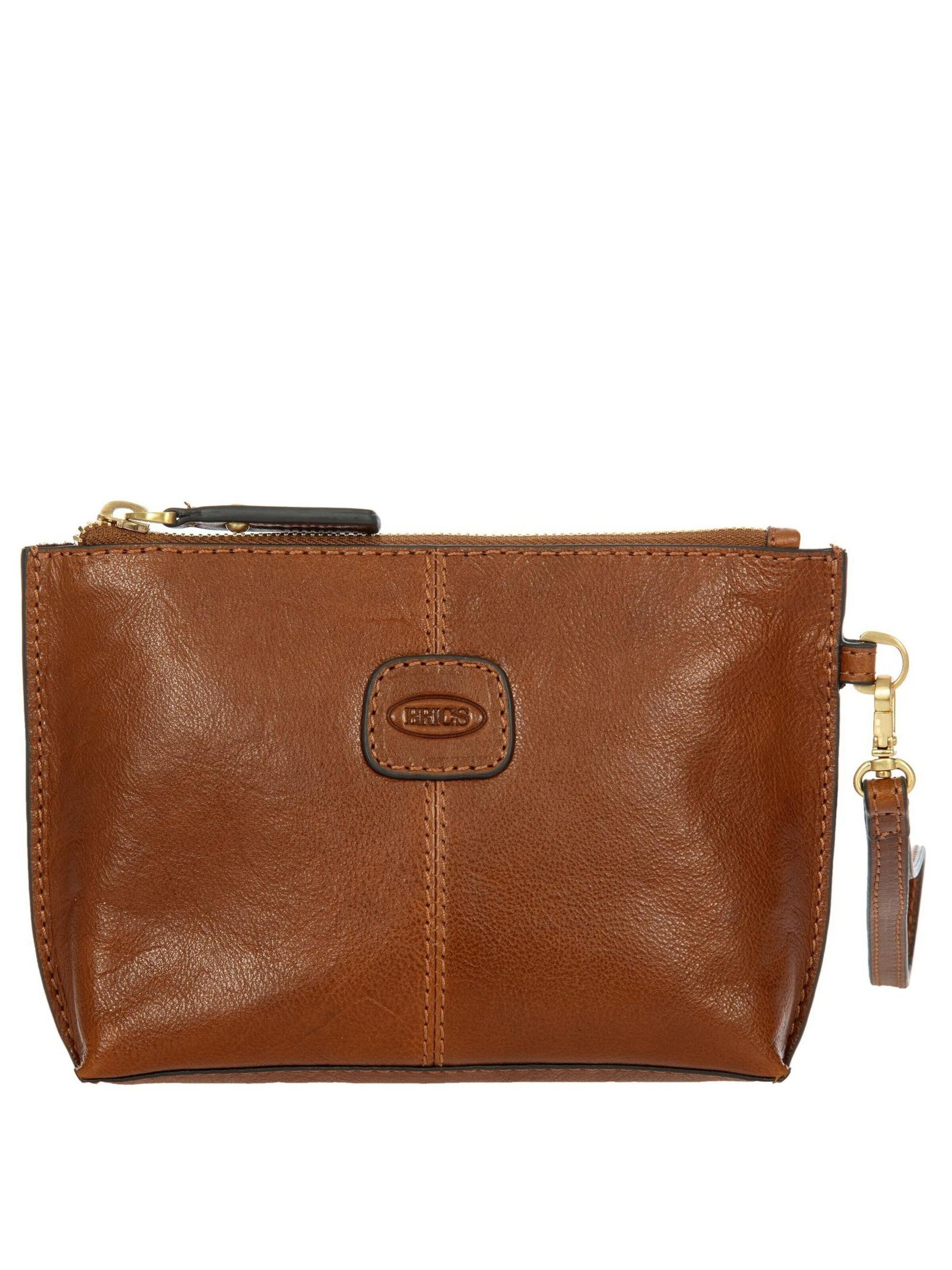 Bric's Clutch 'Volterra' in Brown: front