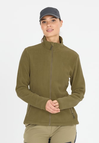 Whistler Functionele fleece jas 'Cocoon' in Groen: voorkant