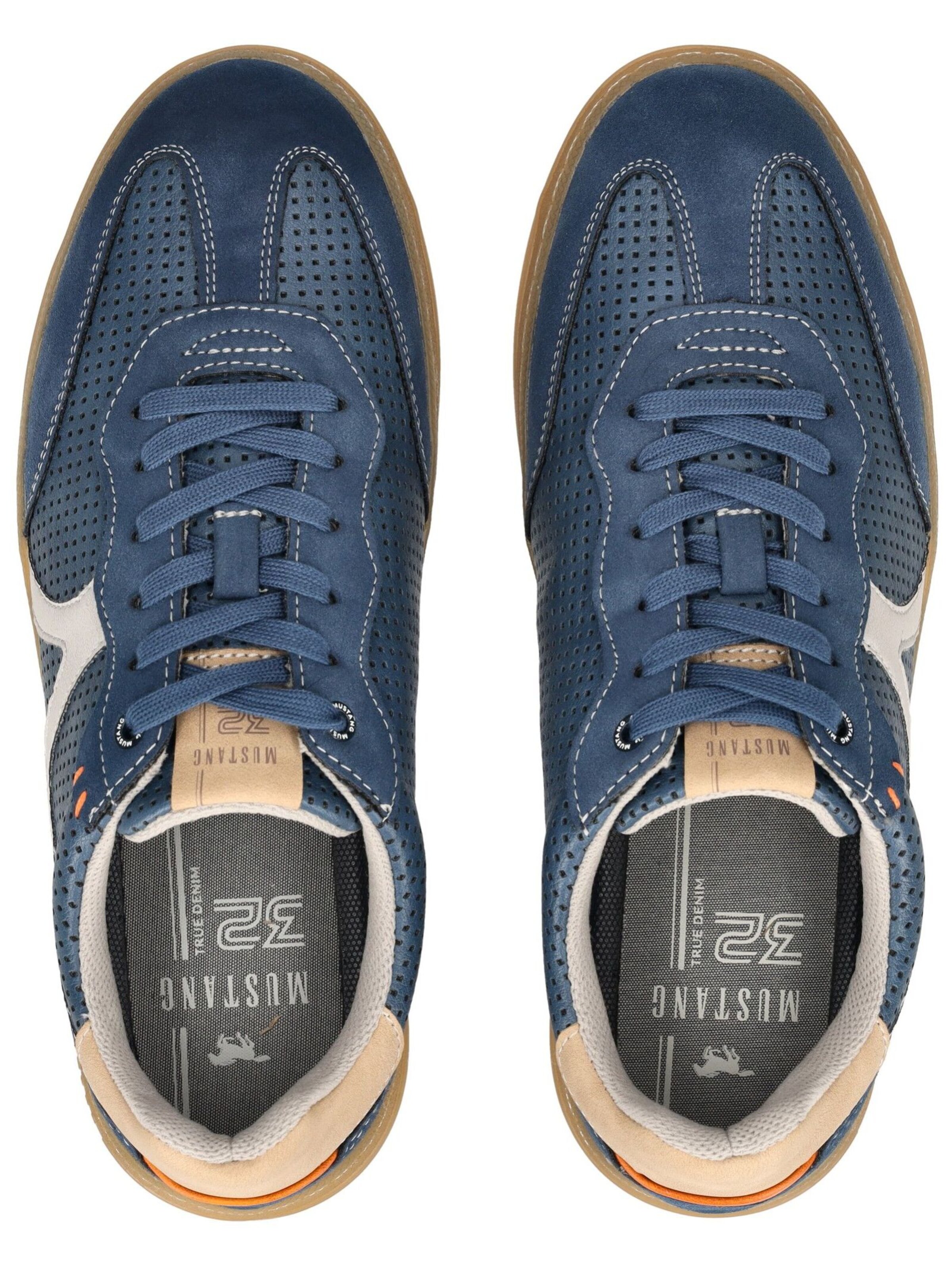 Baskets basses MUSTANG en bleu