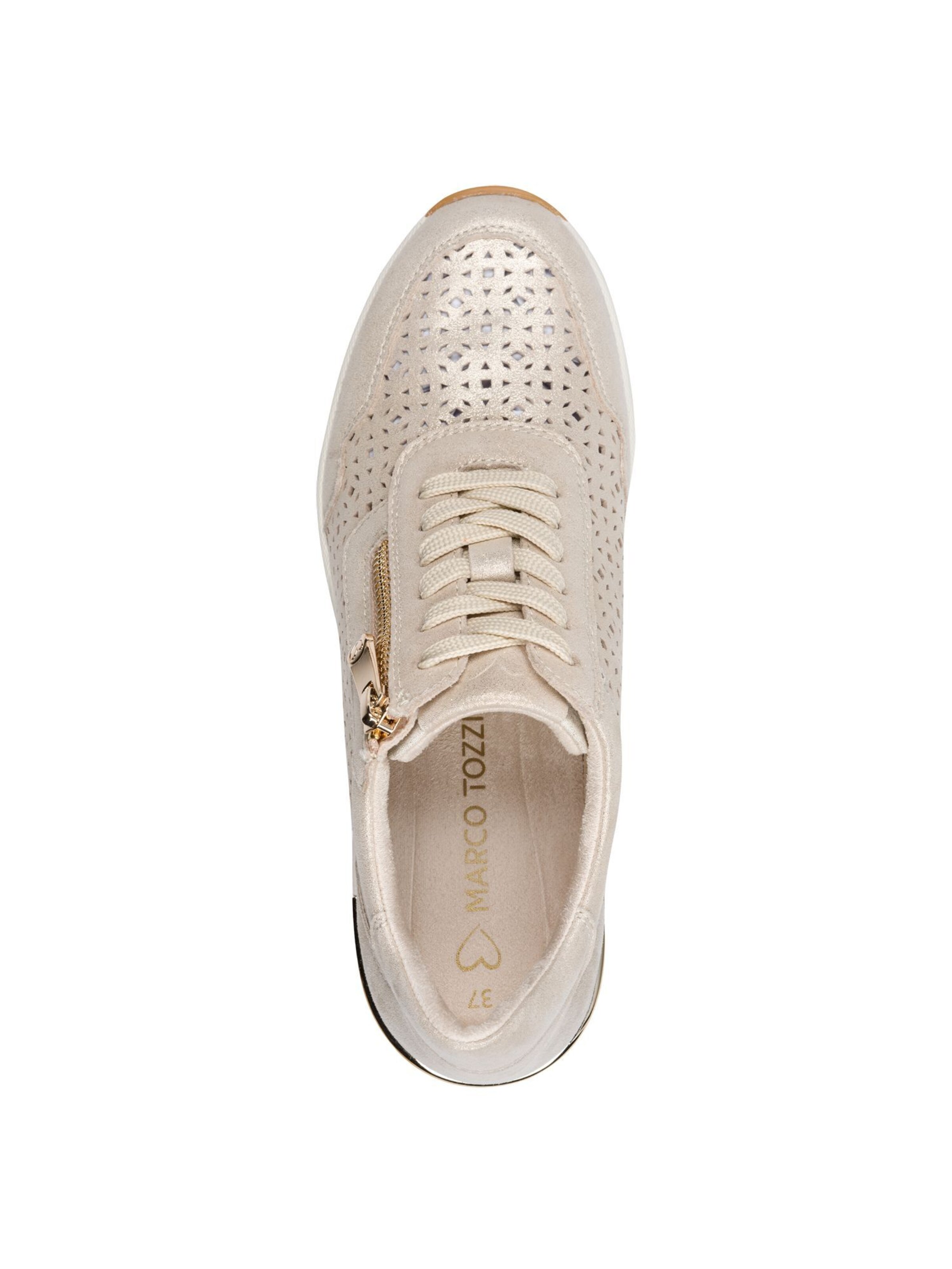 MARCO TOZZI Sneakers laag in Beige
