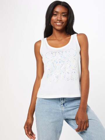 ONLY Top in Weiß: Vorderseite