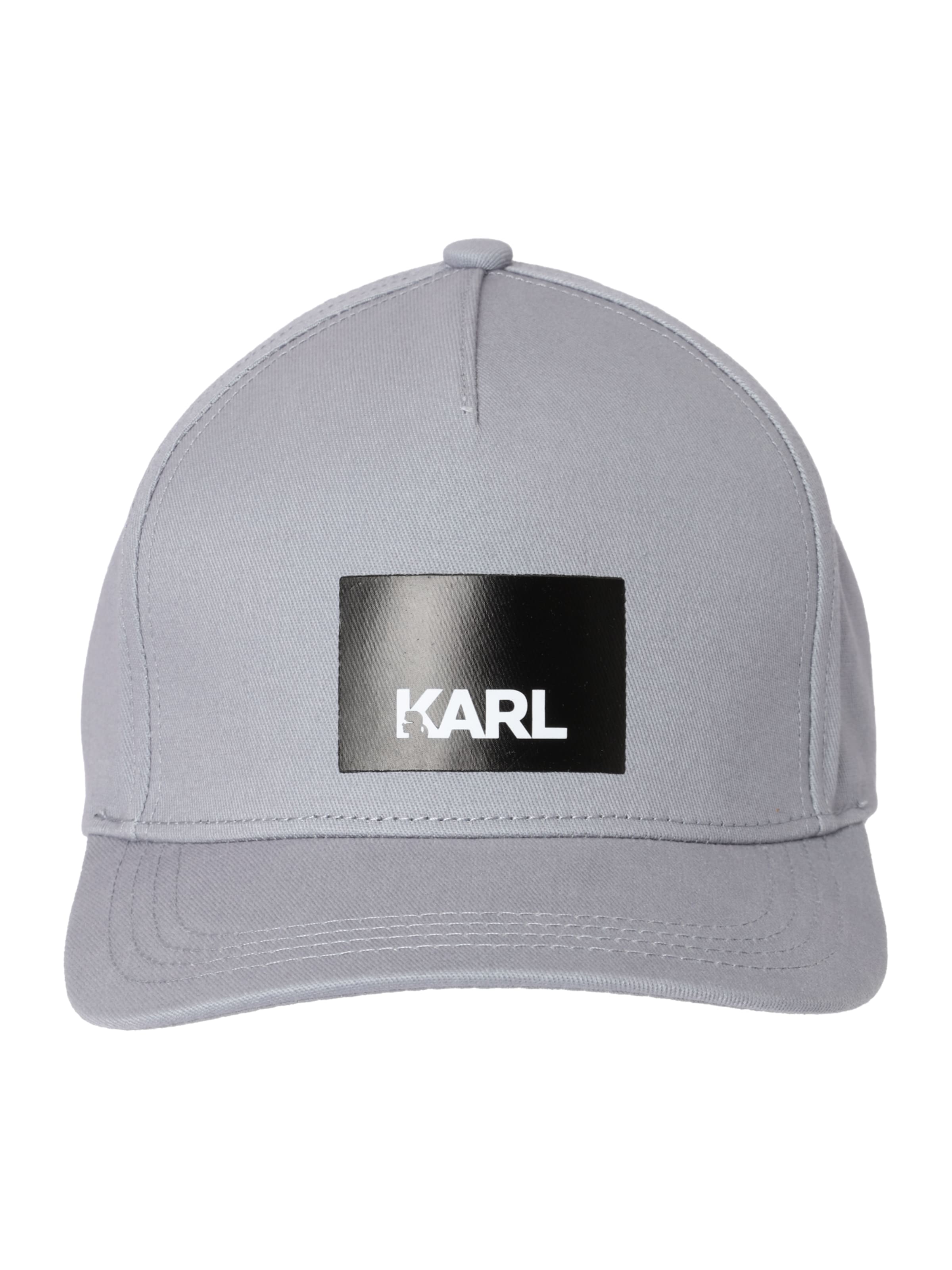 Karl Lagerfeld Lippalakki värissä harmaa / musta / valkoinen, Tuotenäkymä