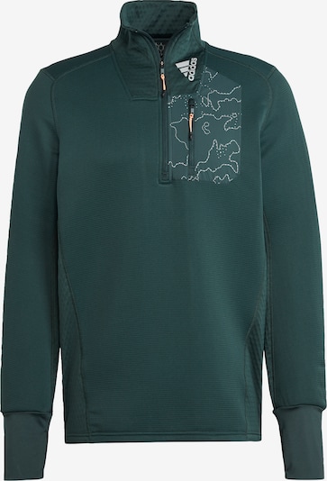 ADIDAS SPORTSWEAR Athletic Sweatshirt 'X-City Cold.Rdy' in Grey / Emerald / Orange, Item view