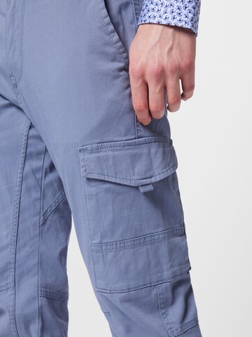 JACK & JONESTapered Cargo hlače 'PAUL FLAKE' - plava boja