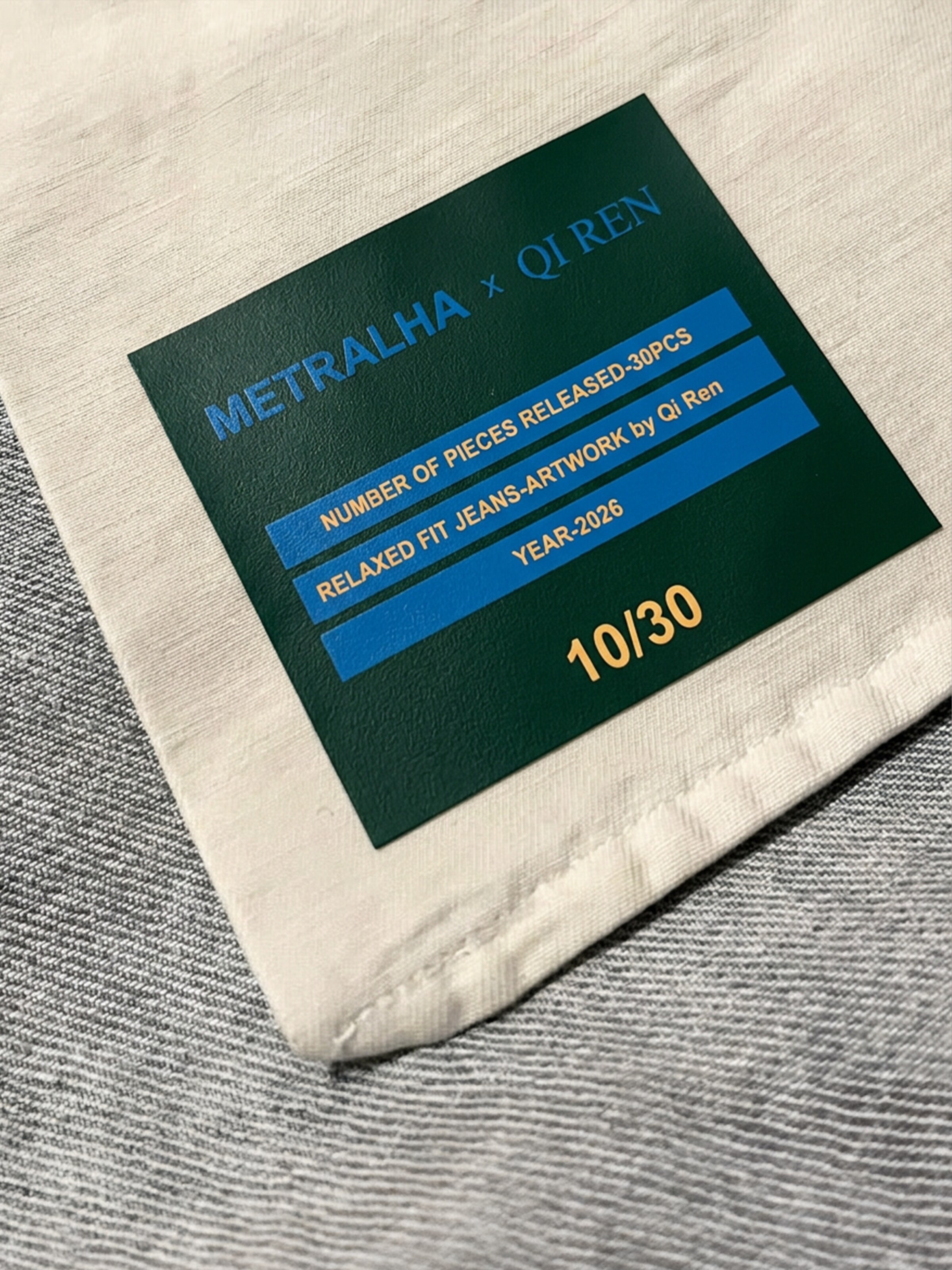 METRALHA Loosefit Jeans 'METRALHA X QI REN' in Blauw