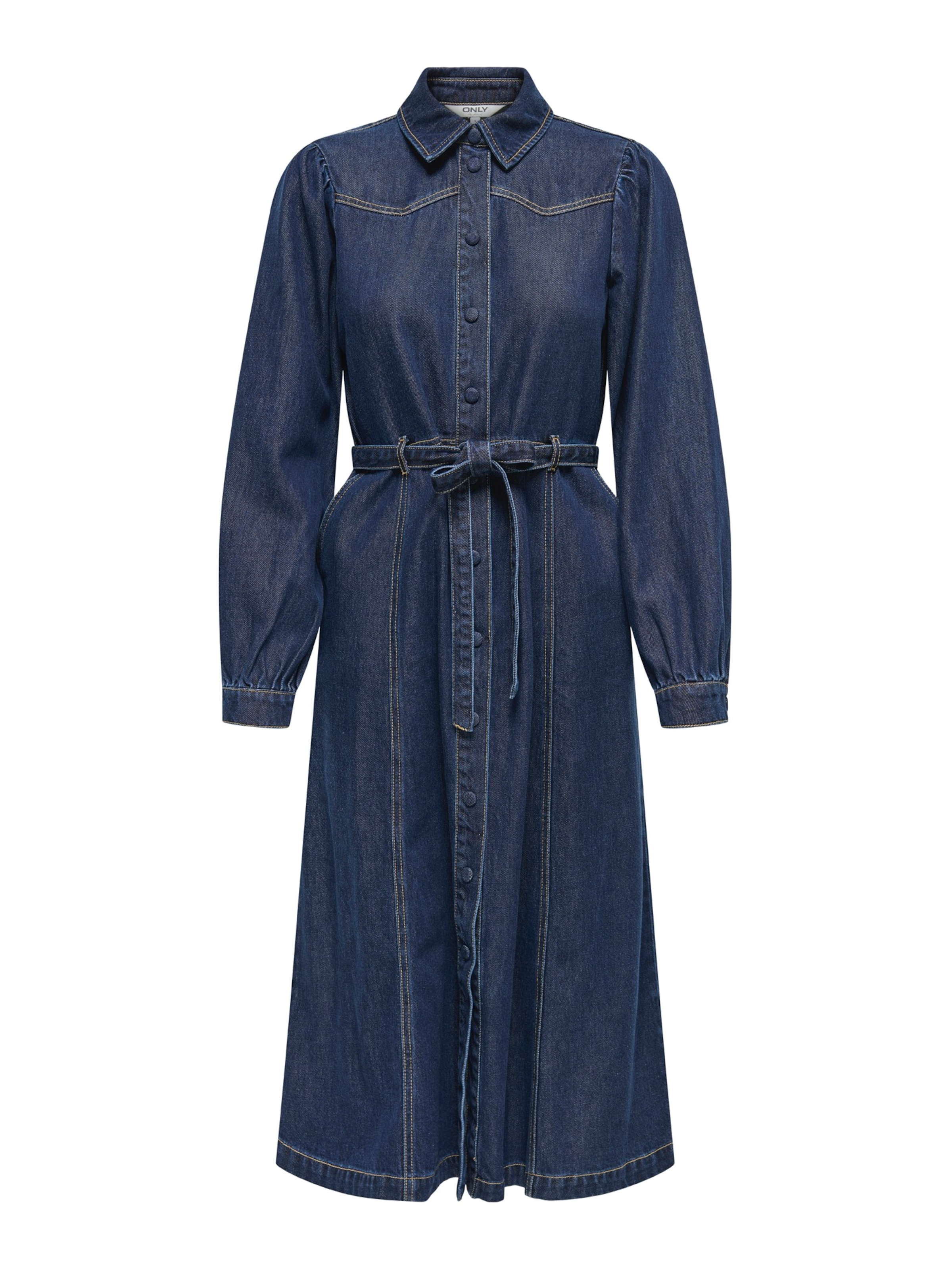 ONLY - Vestido camisero 'ONLJulie' en azul: frente