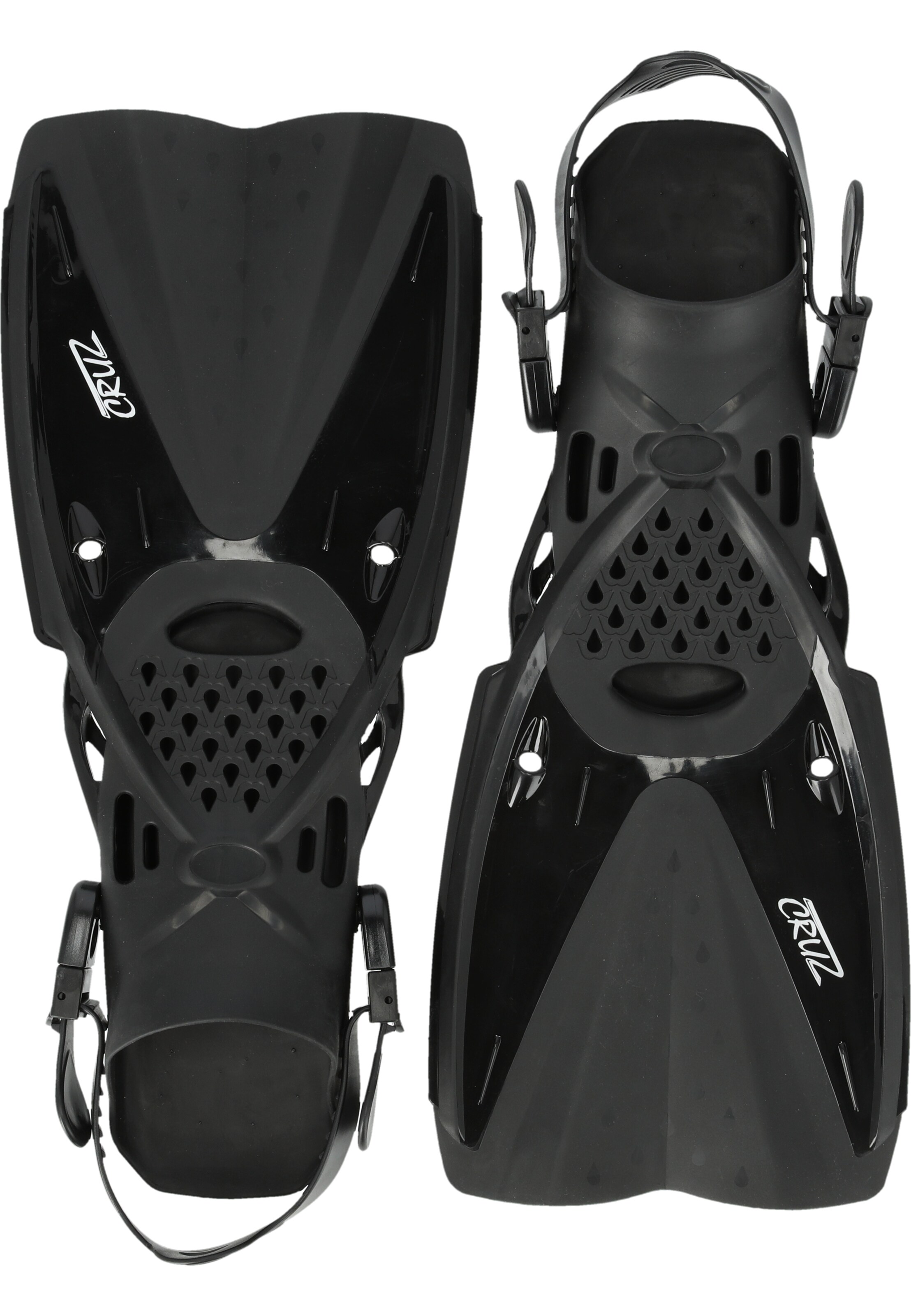 Cruz Schwimmflossen 'Socorro' in Schwarz: Vorderseite