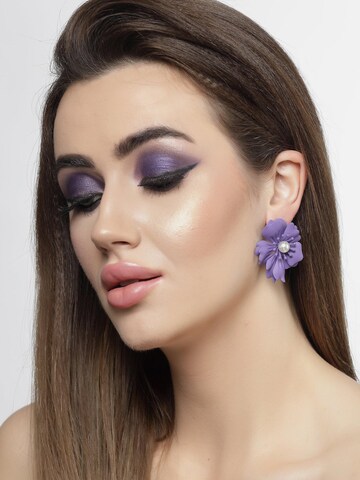 AVANT-GARDE PARIS Ohrringe 'Agataina' in Lila