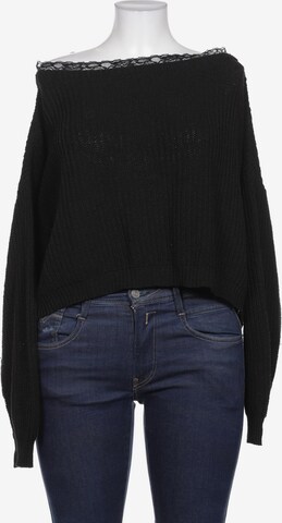 Missguided Plus Sweater & Cardigan in 5XL in Black: front