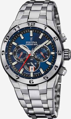 Montre à affichage analogique 'Bike' FESTINA en bleu : devant