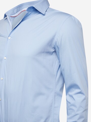 HUGO Slim fit Button Up Shirt 'Koey' in Blue