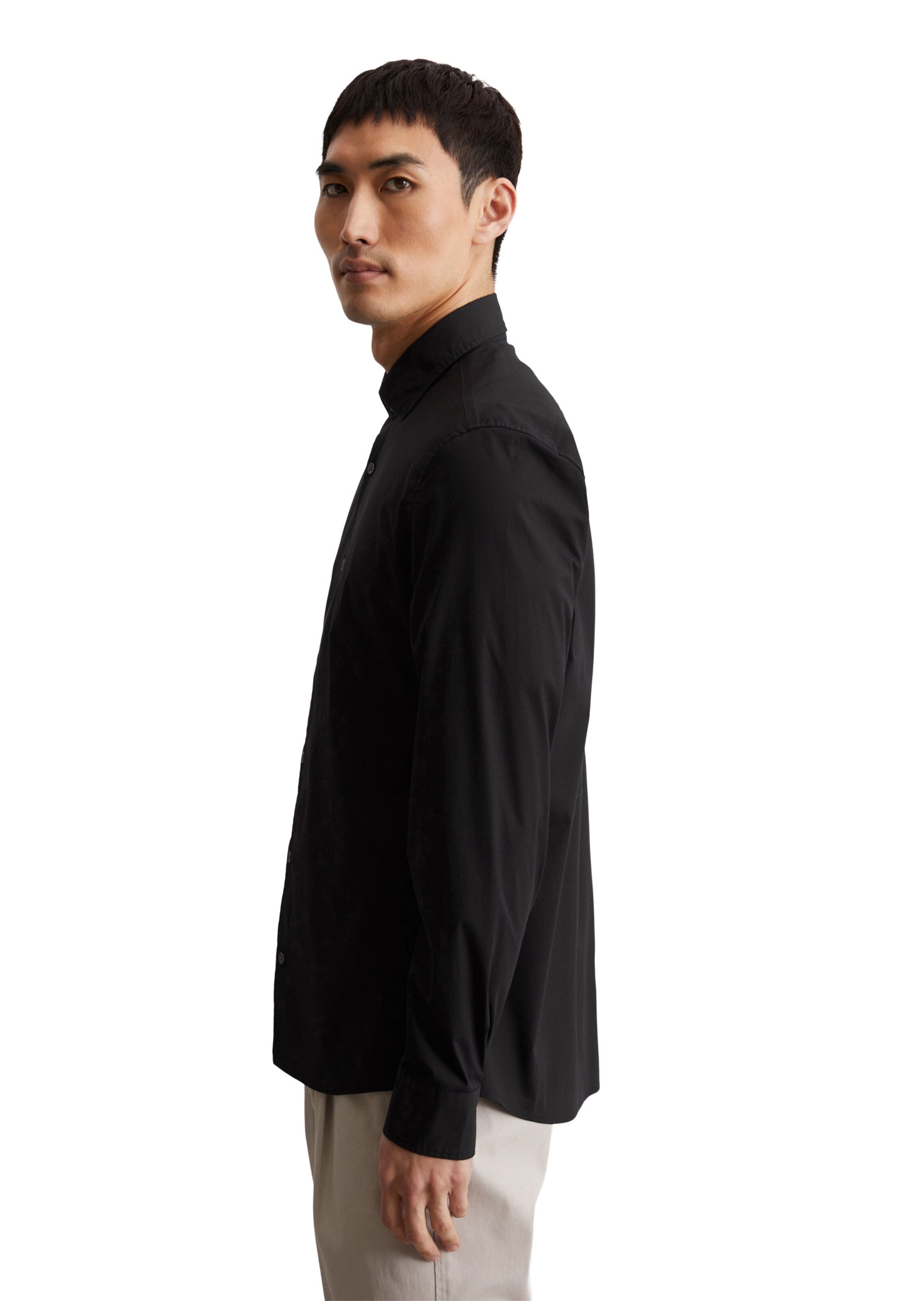 Marc O'Polo Regular fit Button Up Shirt in Black