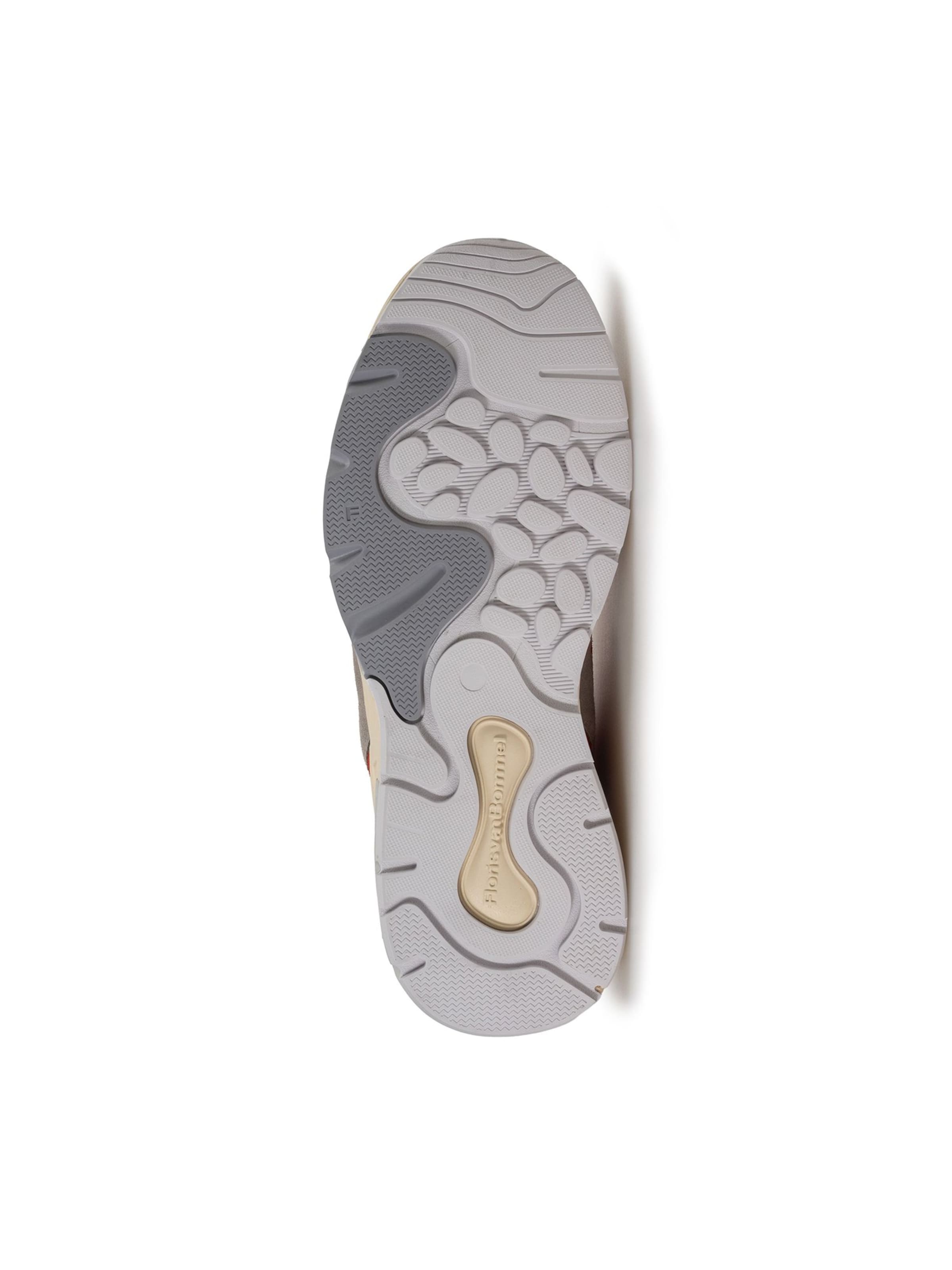 Baskets basses 'DE REZER 01' Floris van Bommel en rouge