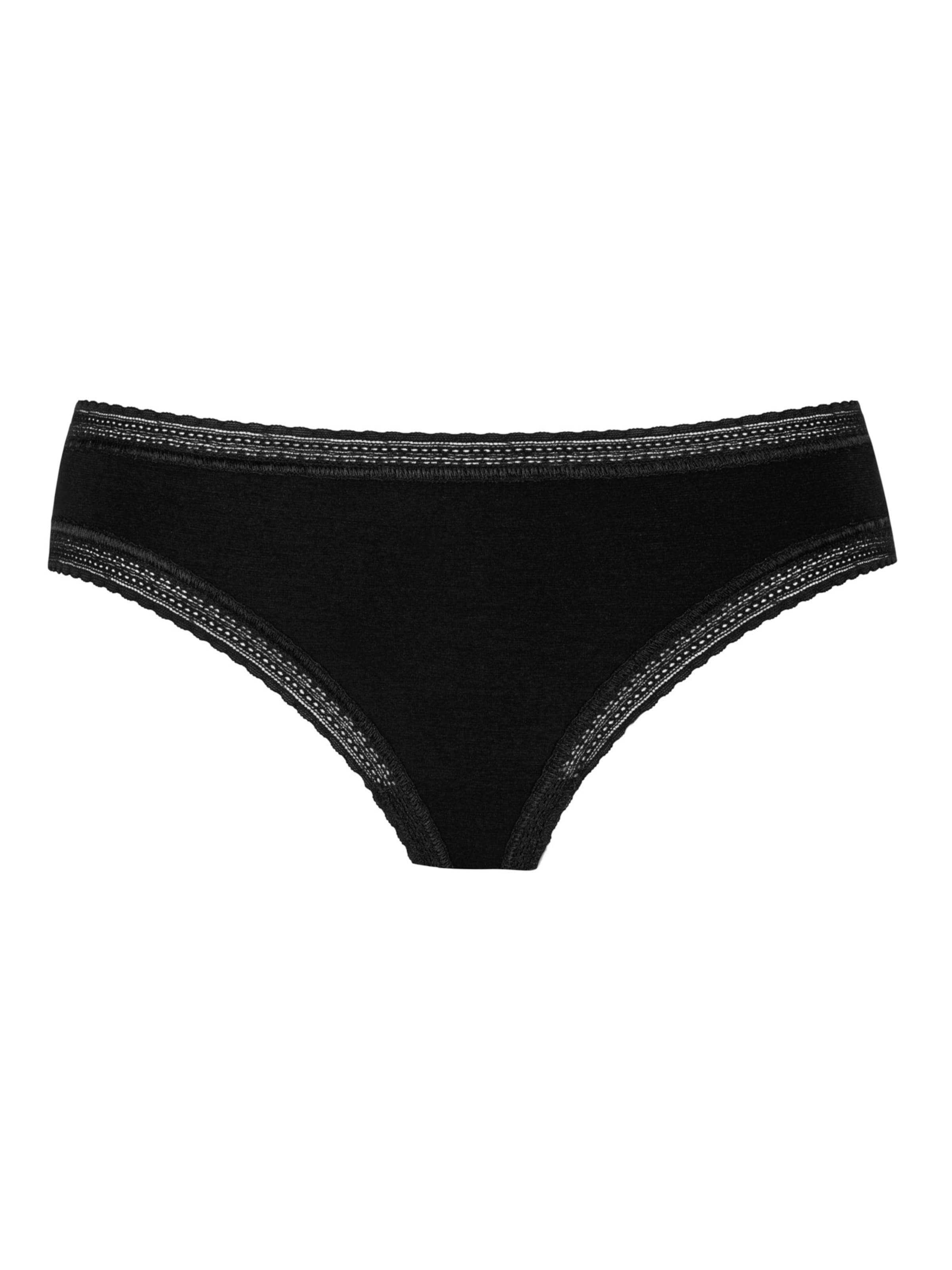 Slip Mey en noir : devant