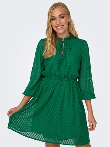Rochie tip bluză 'GRETHA' de la JDY pe verde