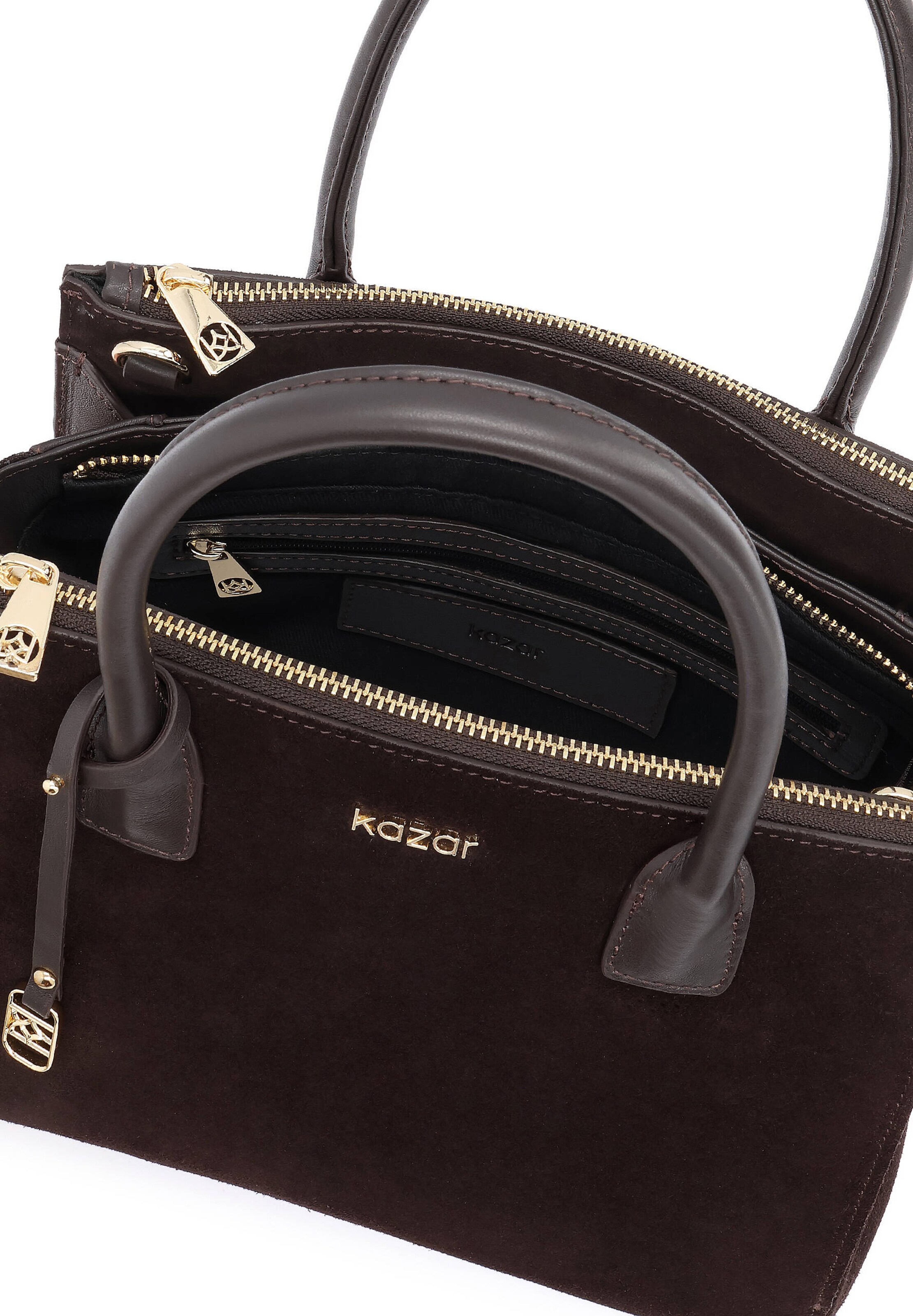 Borsa a mano di Kazar in marrone