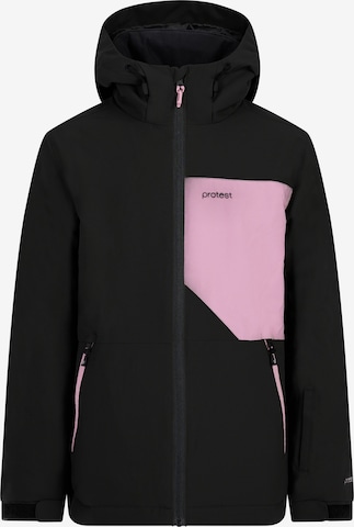 PROTEST Sports jacket 'PRTNoortje JR' in Black: front