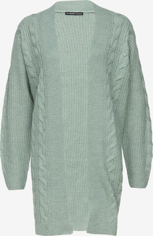 Threadbare Knit Cardigan 'Rozanna' in Green: front