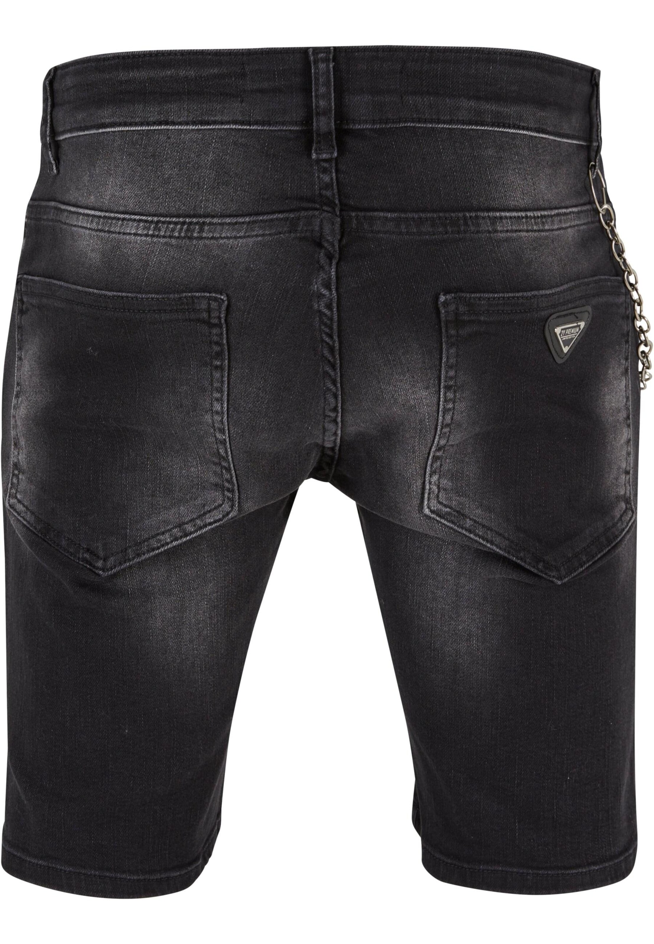 2Y Premium Regular Jeans in Black