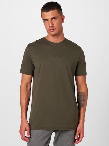 OAKLEY - Camiseta funcional 'BARK' en verde: frente