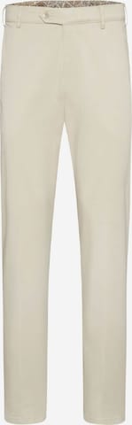 Regular Pantalon chino MEYER en beige : devant