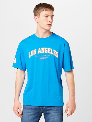 Redefined Rebel - Camisa 'Sago' em azul: frente