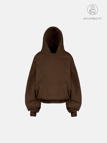 ENRAGE Sweatshirt 'THE BLANC' in Braun: Vorderseite