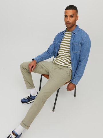 JACK & JONES Slimfit Hose 'Marco' in Grün