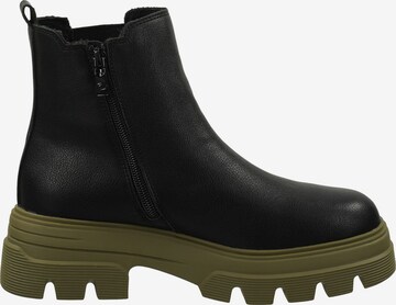 TOM TAILOR Ankle Boots in Black