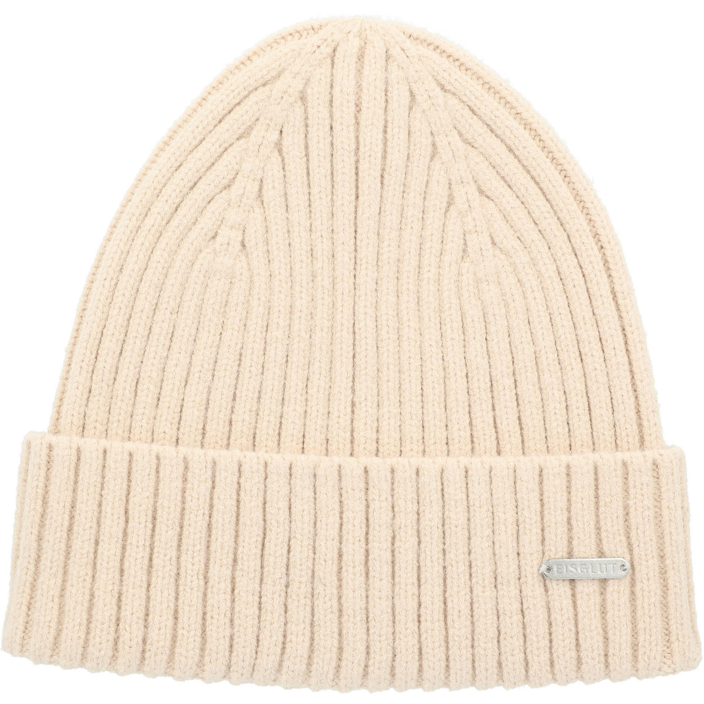 Eisglut Mütze 'Runal' in Beige: Vorderseite